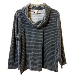 White Stag Sweater/Top Gray/Metallic - Size XL-16/18